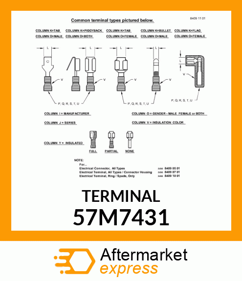 TERM LEAR TAB F 16 57M7431