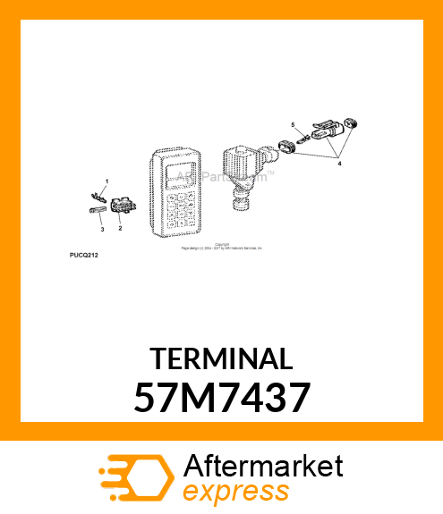 MOLEX FEMALE CONNECTOR CONTACT 57M7437