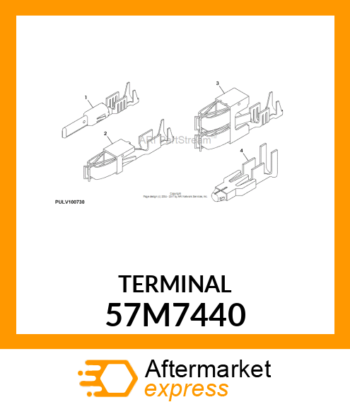 AMP PT RCPT CONT FOR 1.5 57M7440