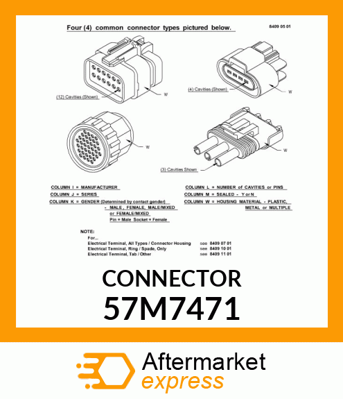 CONN MOLEX MFITJR 18W F IVORY NYLON 57M7471