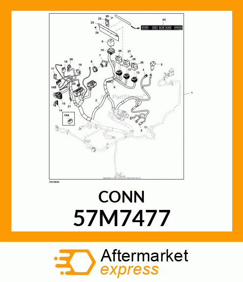 DEUTSCH RECEPTACLE CAP 57M7477