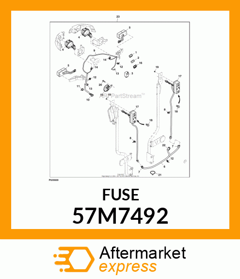 LAMP, FESTOON, ECE CAT. C5W 57M7492