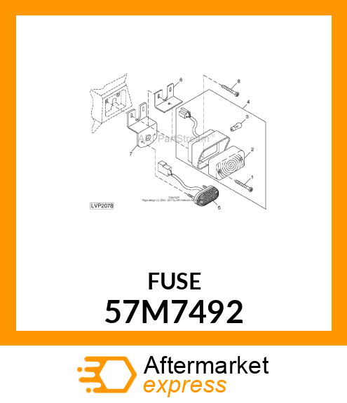 LAMP, FESTOON, ECE CAT. C5W 57M7492