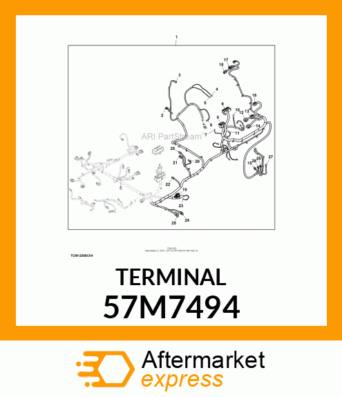 PACKARD CONTACT, FEM., 20 57M7494