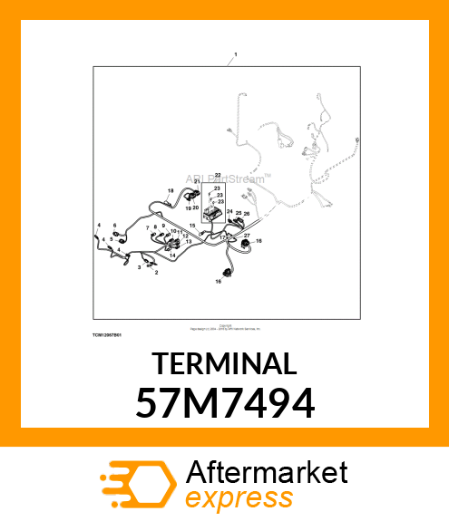 PACKARD CONTACT, FEM., 20 57M7494