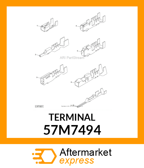 PACKARD CONTACT, FEM., 20 57M7494