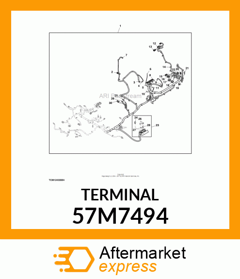 PACKARD CONTACT, FEM., 20 57M7494