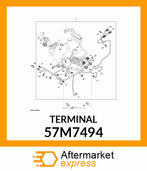 PACKARD CONTACT, FEM., 20 57M7494