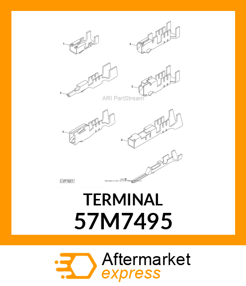 PACKARD MP150 MALE CONTACT, SLD 57M7495