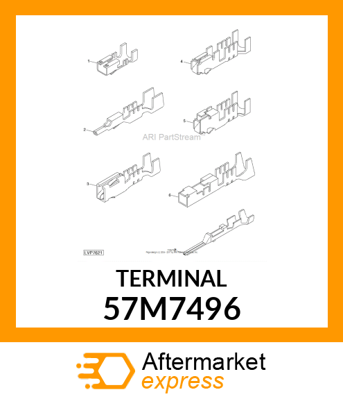 PACKARD CONTACT, FEMALE, 20 57M7496