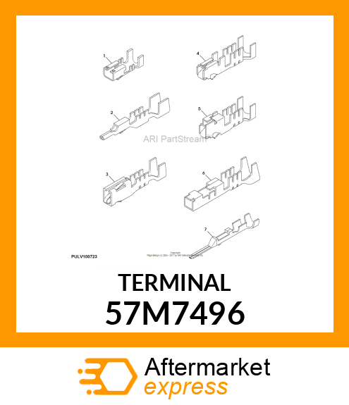 PACKARD CONTACT, FEMALE, 20 57M7496