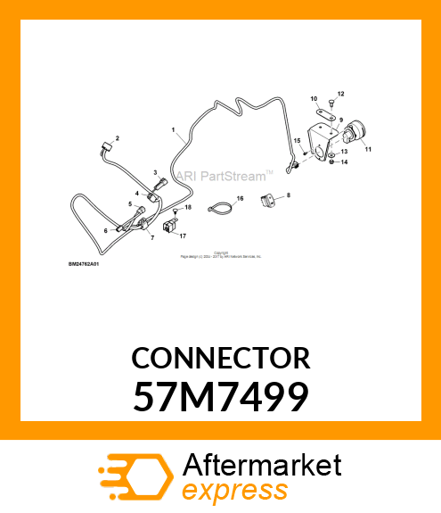 PACKARD 56 SER. MALE CONTACT, 12 GA 57M7499