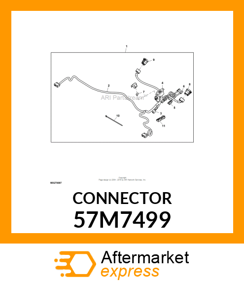 PACKARD 56 SER. MALE CONTACT, 12 GA 57M7499