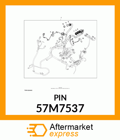 DEUTSCH HD30, CONTACT PIN #4 57M7537