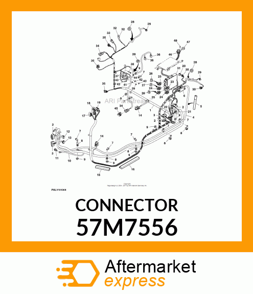 PACKARD RING TERM, M6S10 57M7556