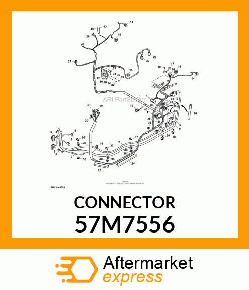 PACKARD RING TERM, M6S10 57M7556