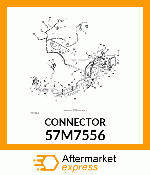 PACKARD RING TERM, M6S10 57M7556