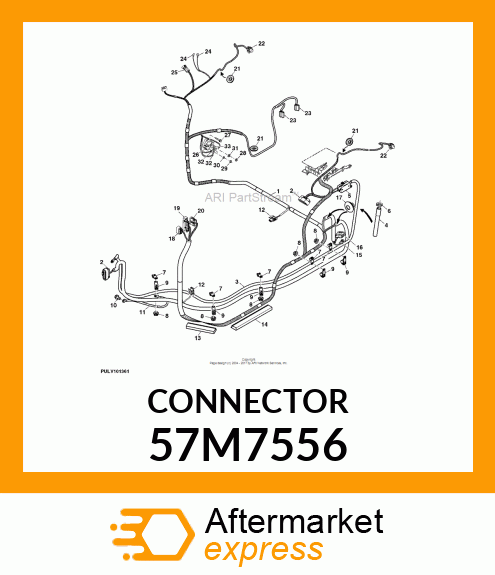 PACKARD RING TERM, M6S10 57M7556