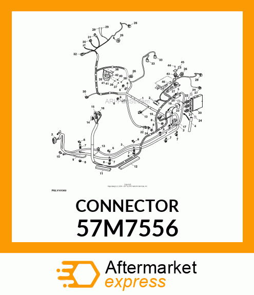 PACKARD RING TERM, M6S10 57M7556