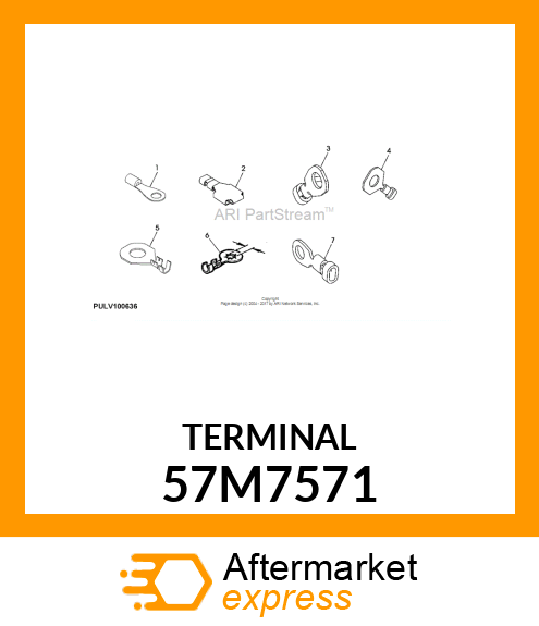 PACKARD RING TERM,T2,M8S12,10 57M7571