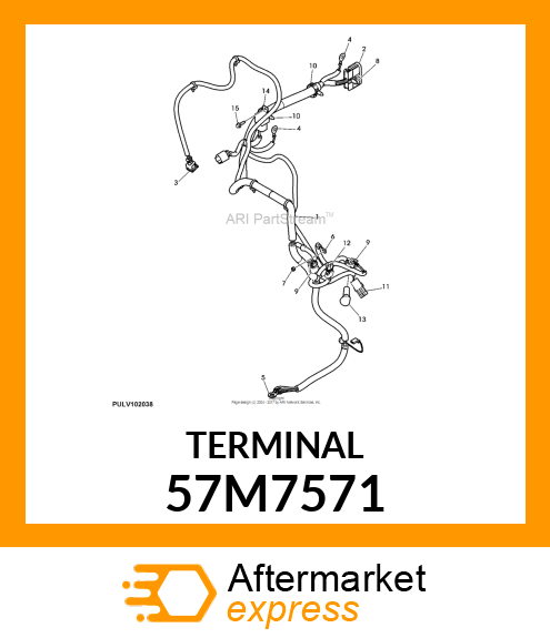 PACKARD RING TERM,T2,M8S12,10 57M7571