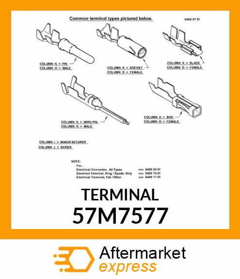 PACKARD MP630 TERM M,T1,UNSLD,10 57M7577