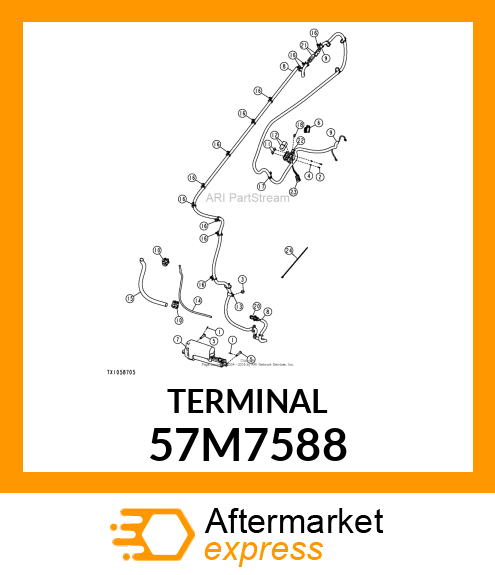 PACKARD MP480 TERM F,10 57M7588