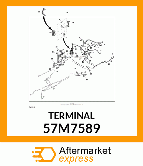 PACKARD MP280 TERM,10 57M7589