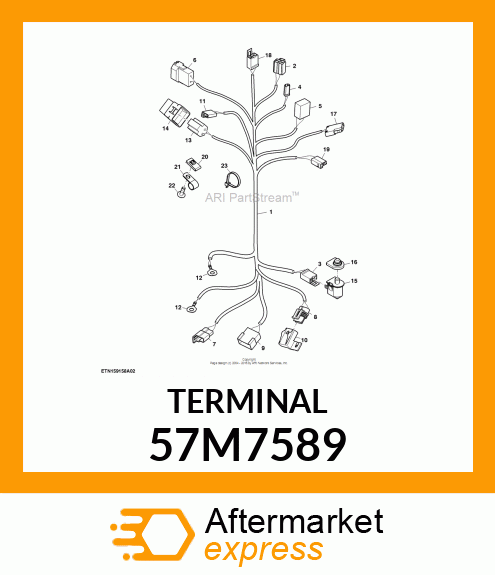 PACKARD MP280 TERM,10 57M7589