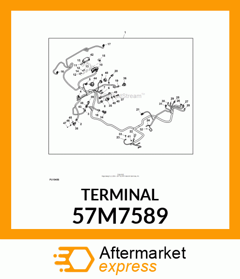 PACKARD MP280 TERM,10 57M7589