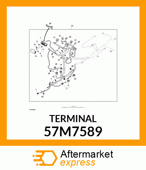 PACKARD MP280 TERM,10 57M7589