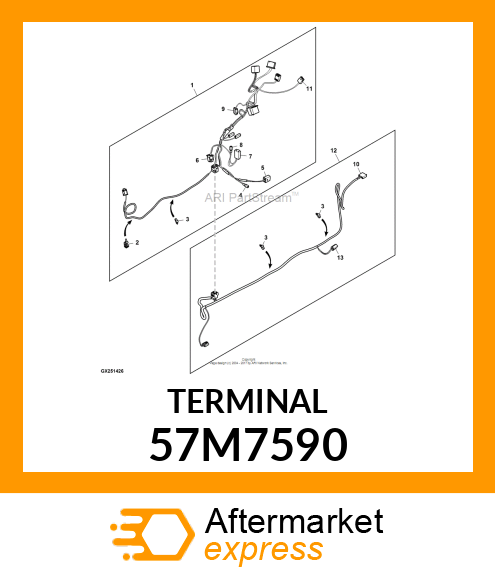 PACKARD MP280 TERM F,14 57M7590