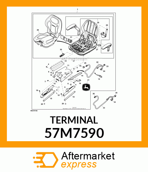 PACKARD MP280 TERM F,14 57M7590