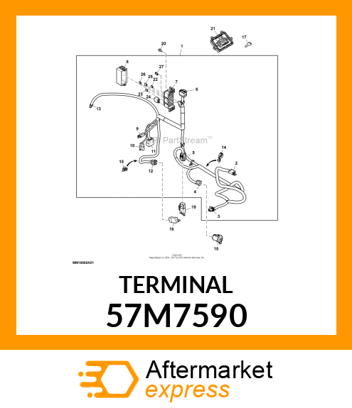 PACKARD MP280 TERM F,14 57M7590