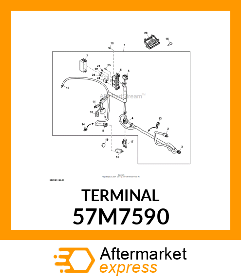 PACKARD MP280 TERM F,14 57M7590