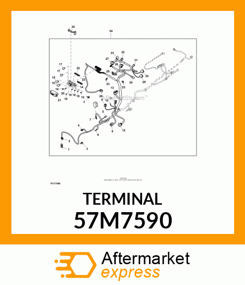 PACKARD MP280 TERM F,14 57M7590