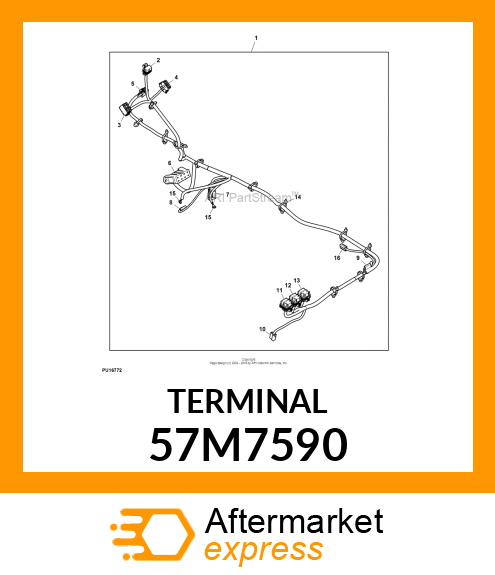 PACKARD MP280 TERM F,14 57M7590