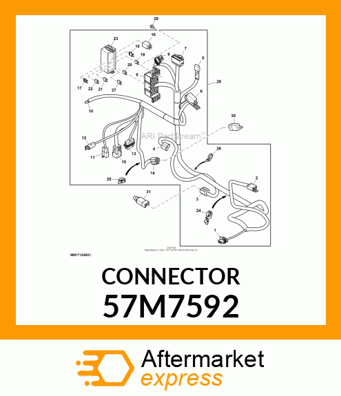 PACKARD MP280 TERM M,14 57M7592