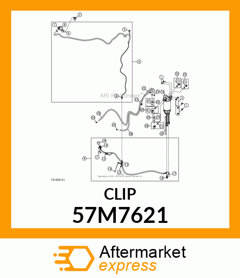 DEUTSCH RECEPT. LOCKING WEDGE,W2P 57M7621