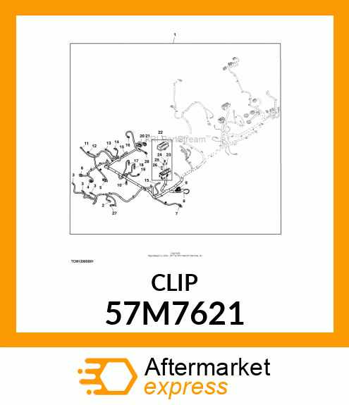 DEUTSCH RECEPT. LOCKING WEDGE,W2P 57M7621