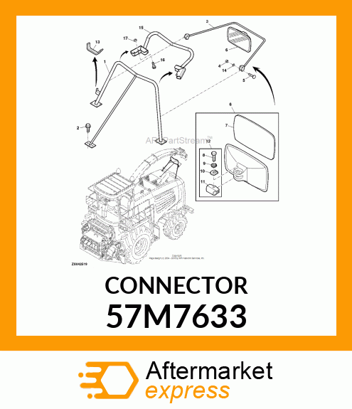 CONN DEUTSCH DT 12W FS GRY PLSTC 57M7633