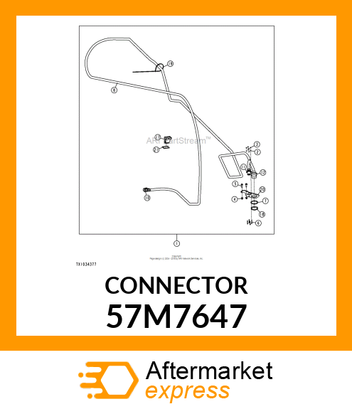 CONN DEUTSCH HD30 14W FS SILVR ALUM 57M7647