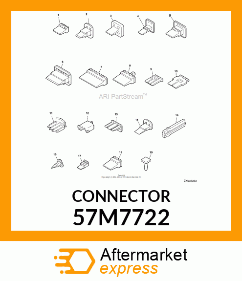 MOLEX TPA 16 WAY KEY 57M7722