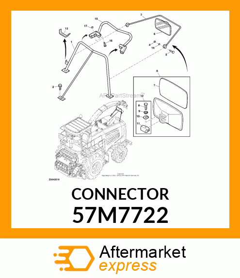 MOLEX TPA 16 WAY KEY 57M7722