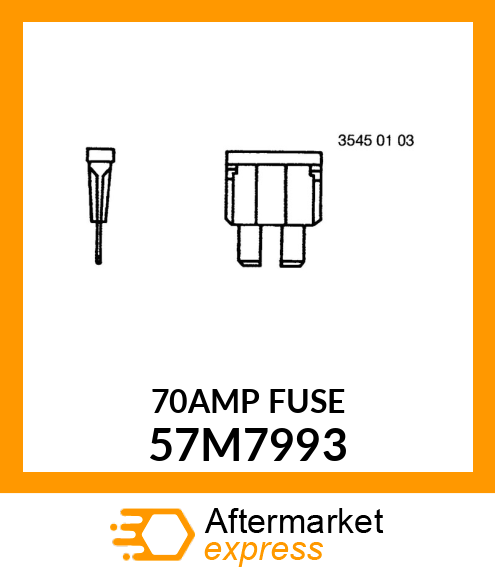 MTA MAXIVAL BLADE FUSE 70A 57M7993