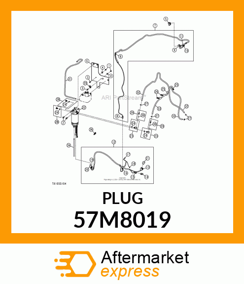 DEUTSCH DT SECONDARY LOCK (3 SOC.) 57M8019