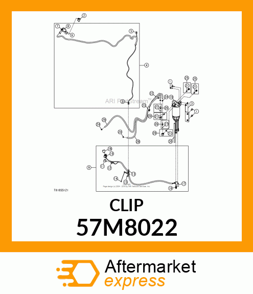 DEUTSCH DT SECONDARY LOCK (2 SOC.) 57M8022