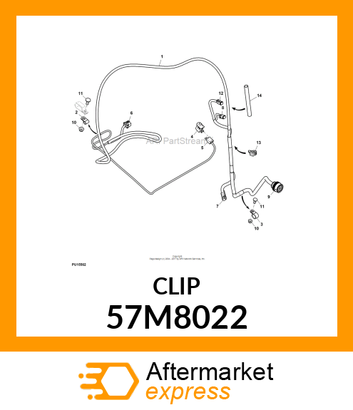 DEUTSCH DT SECONDARY LOCK (2 SOC.) 57M8022