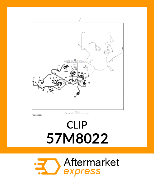 DEUTSCH DT SECONDARY LOCK (2 SOC.) 57M8022