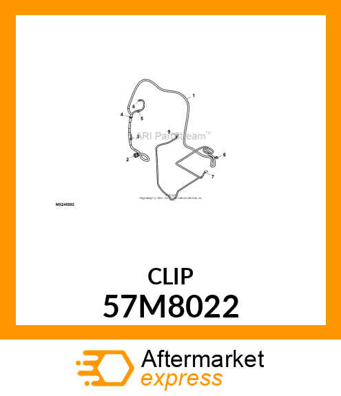 DEUTSCH DT SECONDARY LOCK (2 SOC.) 57M8022